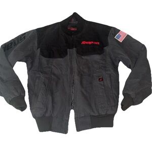 VTG Snap On Jacket Work Wear w/ Multiple Pockets Snap On Tools